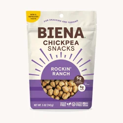 Biena Rockin' Ranch Chickpea Snacks 5 oz