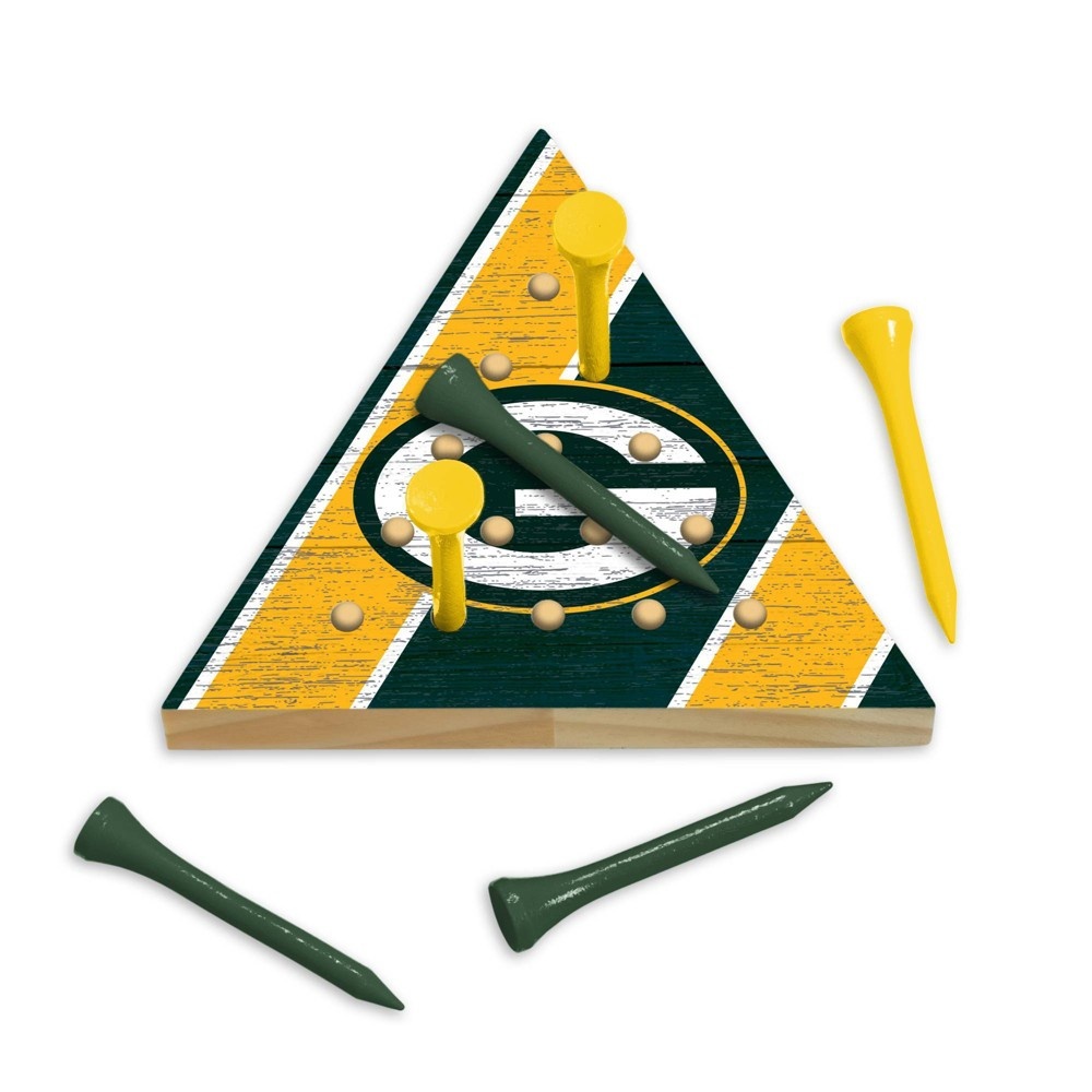 slide 2 of 3, NFL Green Bay Packers Pyramid Peg Game, 1 ct