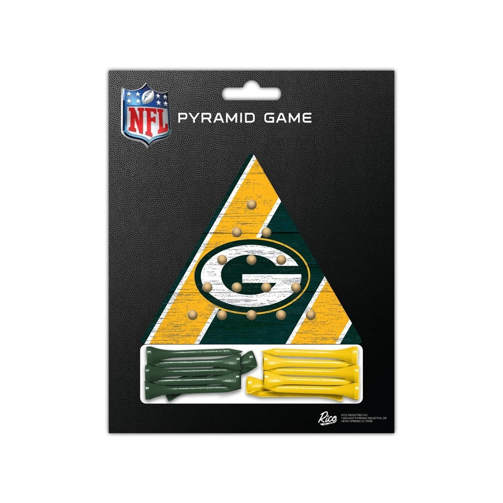 slide 3 of 3, NFL Green Bay Packers Pyramid Peg Game, 1 ct