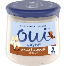 Oui by Yoplait Oui Creamy Vanilla & Chocolate Whole Milk Yogurt - 5oz