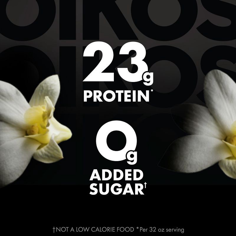 slide 2 of 12, Oikos Pro Vanilla Greek Yogurt - 23g Protein 32oz, 23 gram, 32 oz
