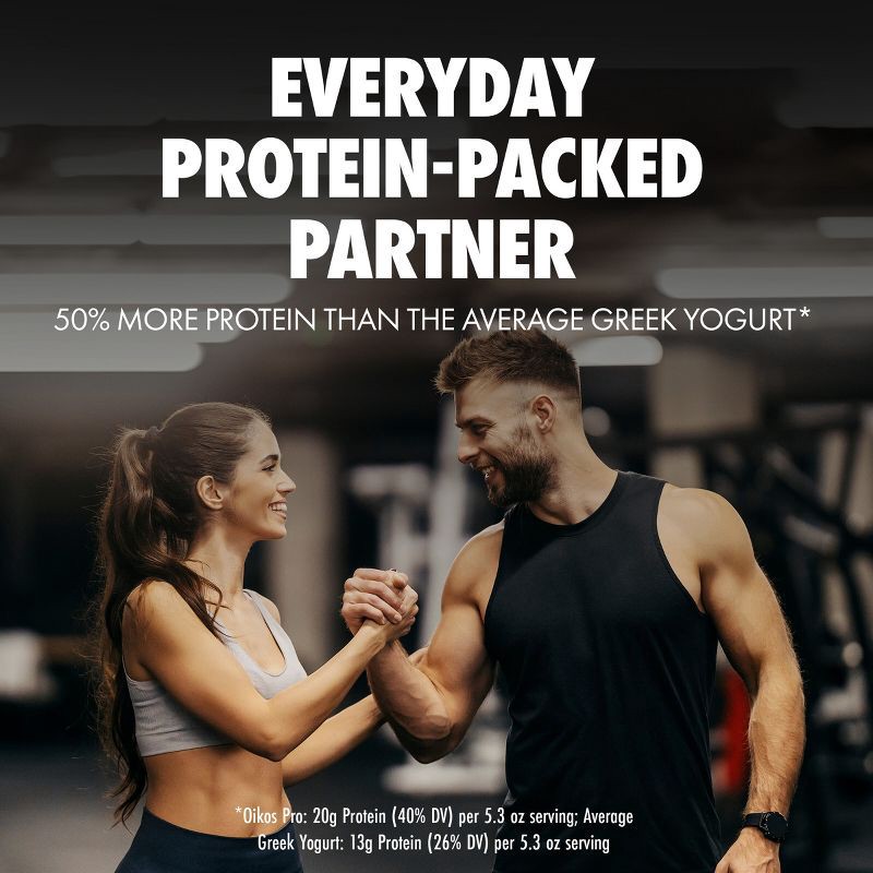 slide 5 of 12, Oikos Pro Vanilla Greek Yogurt - 23g Protein 32oz, 23 gram, 32 oz