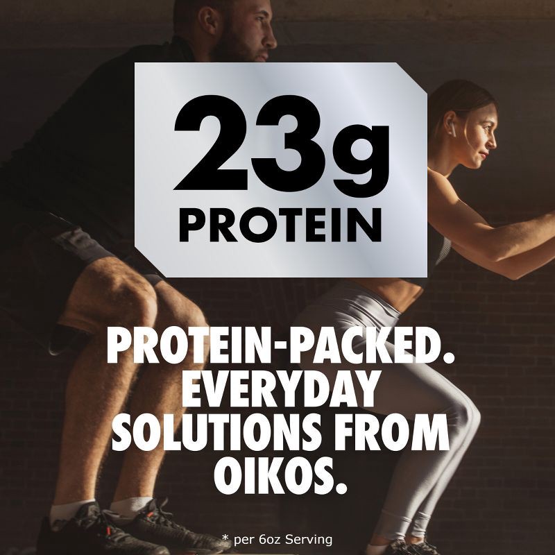 slide 5 of 12, Oikos Pro Vanilla Greek Yogurt - 23g Protein 32oz, 23 gram, 32 oz