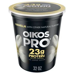 Oikos Pro Vanilla Greek Yogurt - 23g Protein 32oz