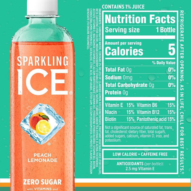 slide 9 of 10, Sparkling Ice Lemonade Variety Pack - 12pk/17 fl oz Bottles, 12 ct; 17 fl oz