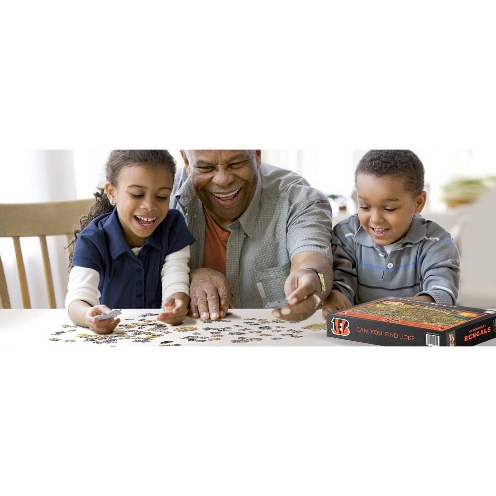 slide 3 of 4, NFL Cincinnati Bengals Joe Journeyman 500pc Puzzle, 500 ct