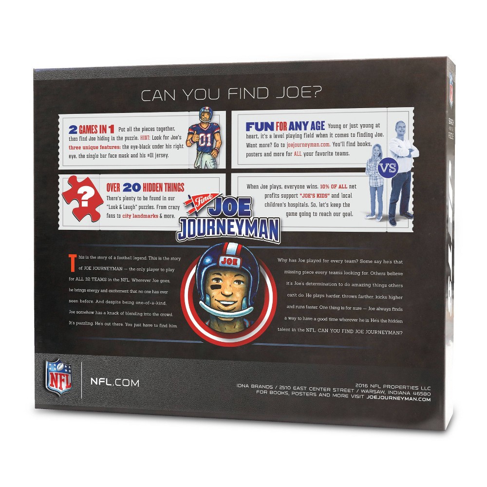 slide 2 of 4, NFL New York Jets Joe Journeyman 500pc Puzzle, 500 ct