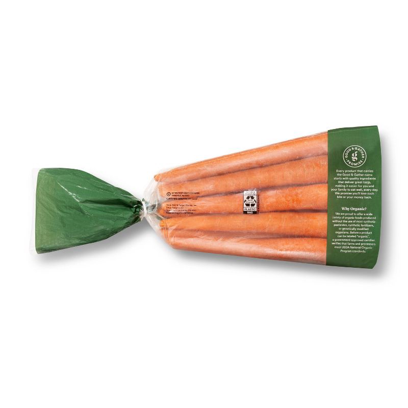 slide 3 of 4, Organic Carrots - 1lb - Good & Gather™, 1 lb