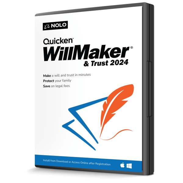 slide 3 of 3, Quicken Willmaker & Trust, 2024, Windows, Product Key, 1 ct