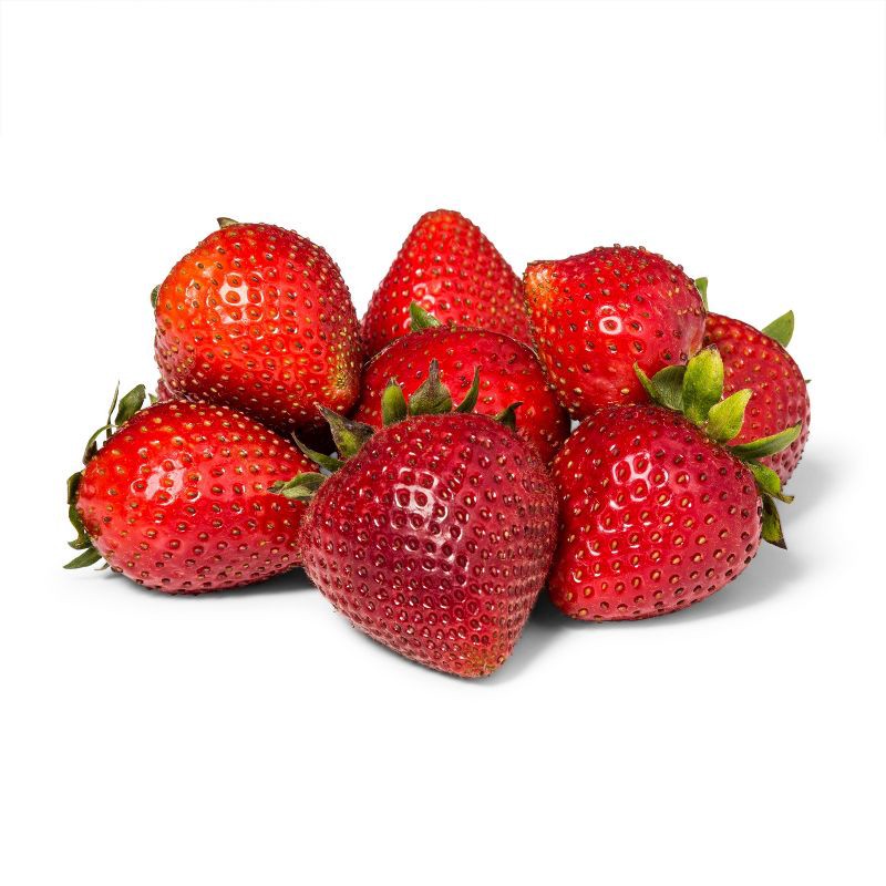 slide 1 of 4, Fresh Organic Strawberries - 16oz, 16 oz