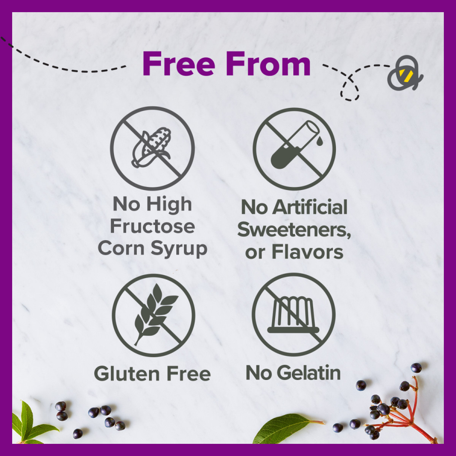 slide 2 of 5, Zarbee's Naturals Zarbee's Adult Elderberry Immune Support, 42 Gummies, 42 ct