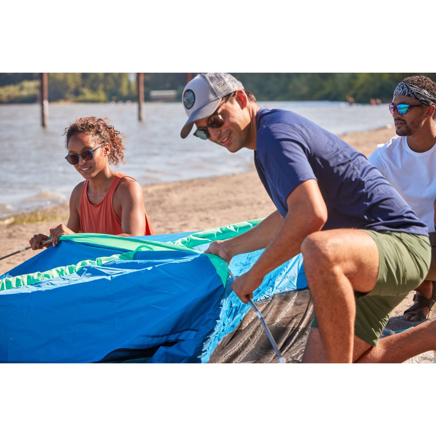 Coleman 8'x8' Skyshade Screendome Shelter Blue 1 ct Shipt