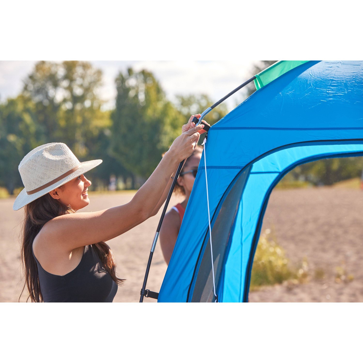 Coleman 8'x8' Skyshade Screendome Shelter Blue 1 ct Shipt