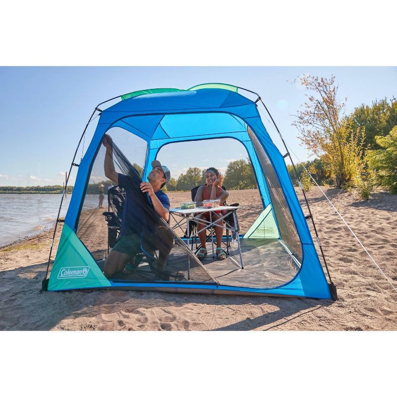 slide 11 of 11, Coleman 8'x8' Skyshade Screendome Shelter - Blue, 1 ct