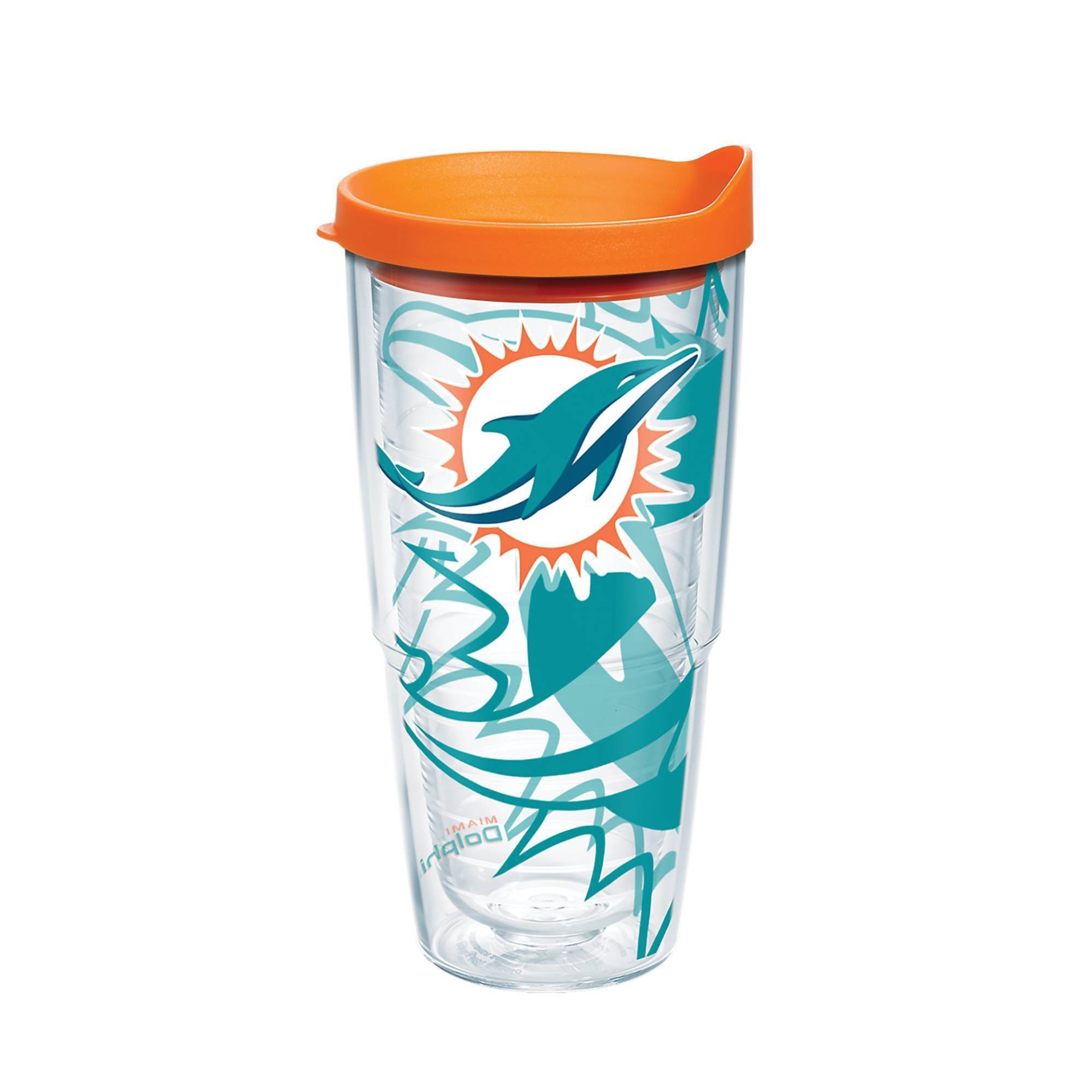 slide 1 of 3, NFL Miami Dolphins 24oz Genuine Classic Tumbler, 24 oz