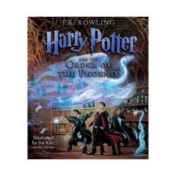 Scholastic Harry Potter and the Order of the Phoenix: The Illustrated Edition (Harry Potter, Book 5) (Illustrated Edition) - by J K Rowling (Hardcover)