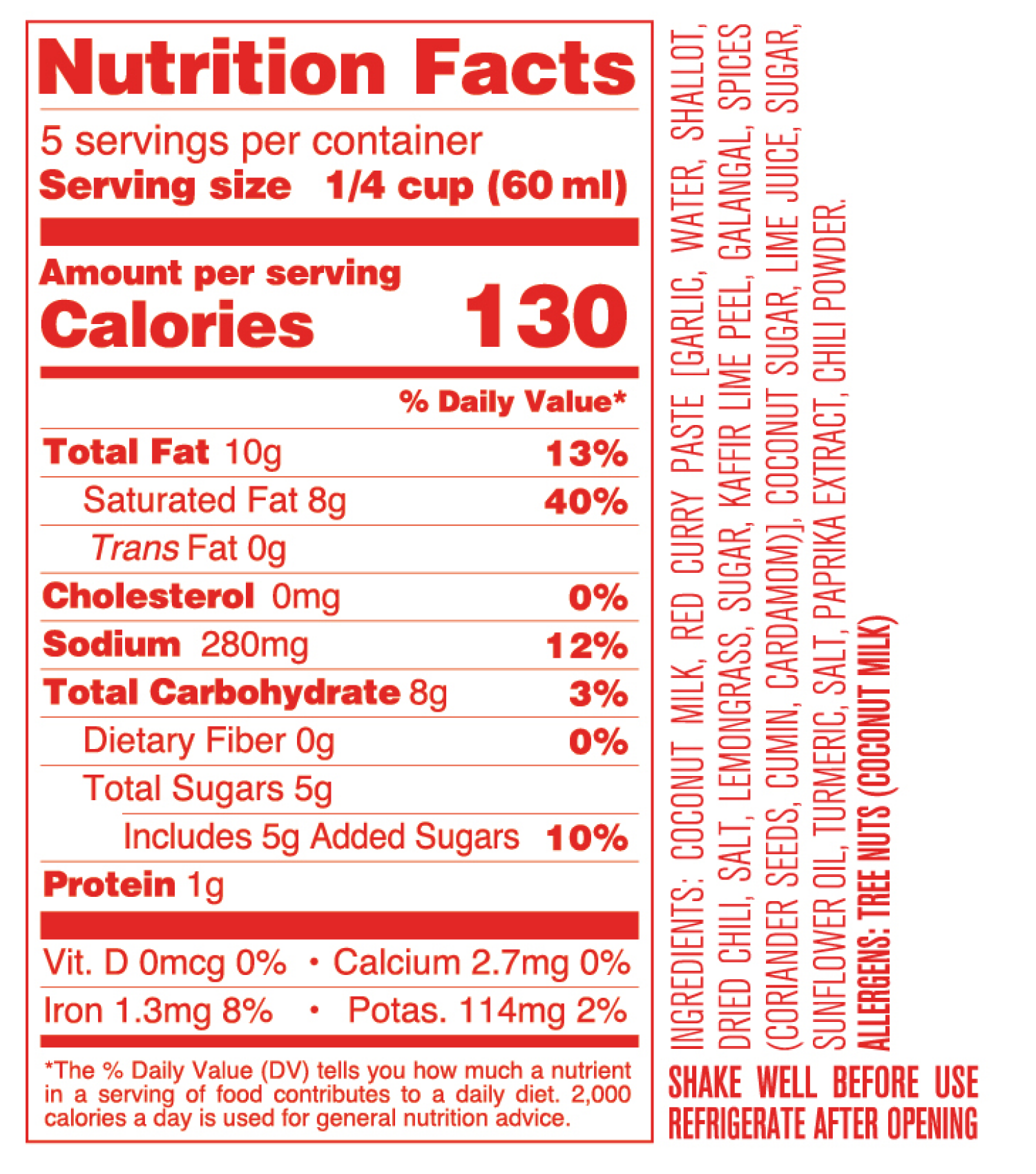 slide 3 of 3, Watcharee's Thai Red Curry Sauce 9.8 fl oz, 9.8 fl oz