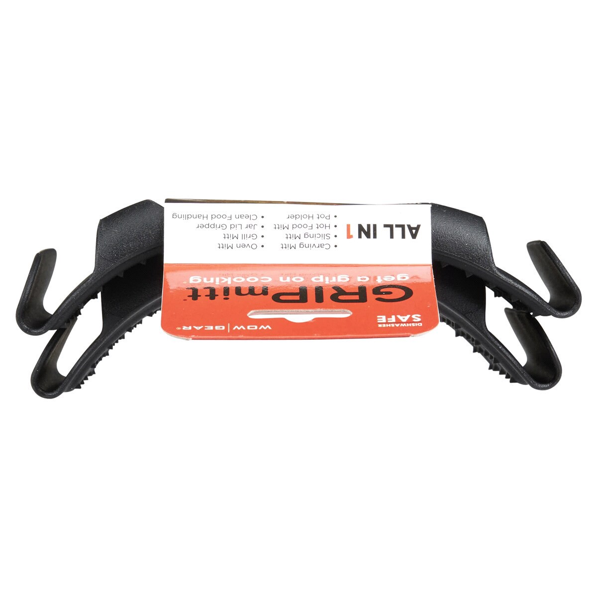 slide 5 of 5, Gripmitt Silicone Kitchen Mitt - Black, 2 ct