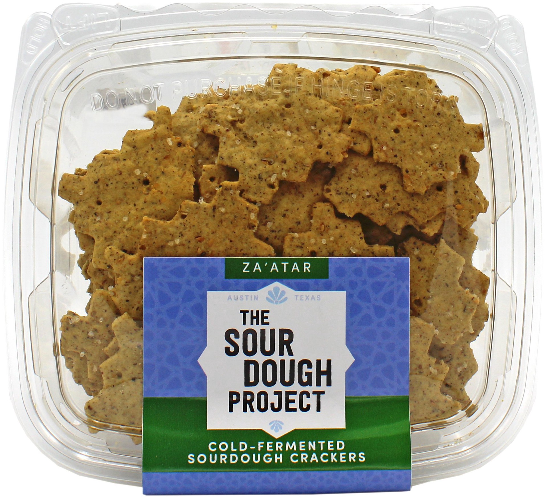 slide 1 of 1, The Sourdough Project Zaatar Sourdough Crackers, 7 oz