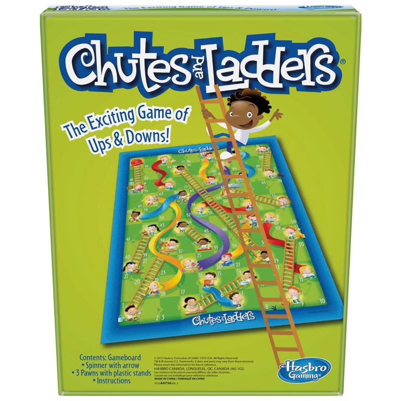 slide 4 of 9, Hasbro Gaming Chutes & Ladders Board Game, 1 ct