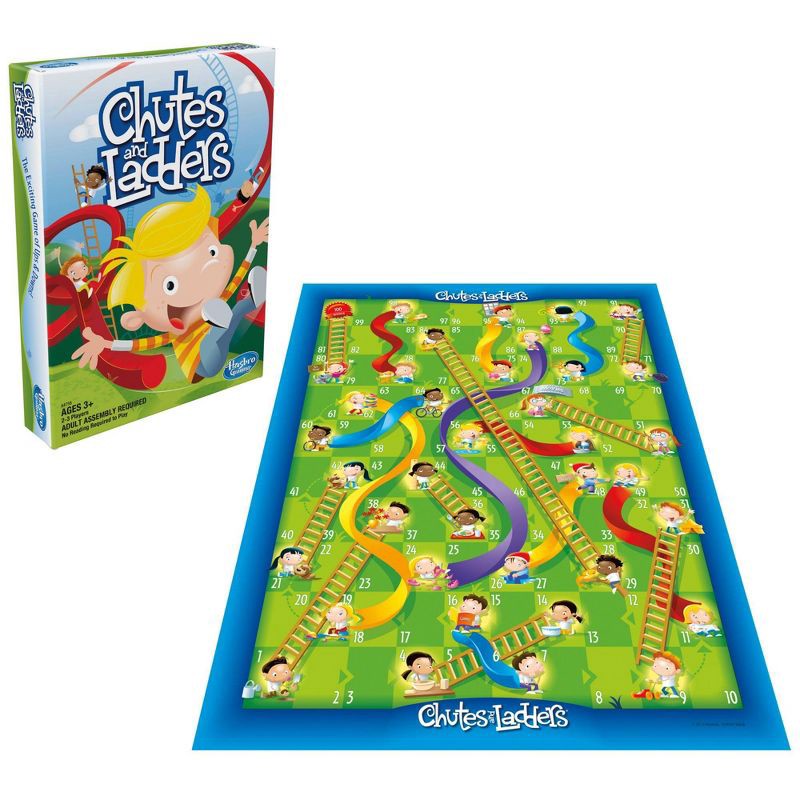 slide 6 of 9, Hasbro Gaming Chutes & Ladders Board Game, 1 ct