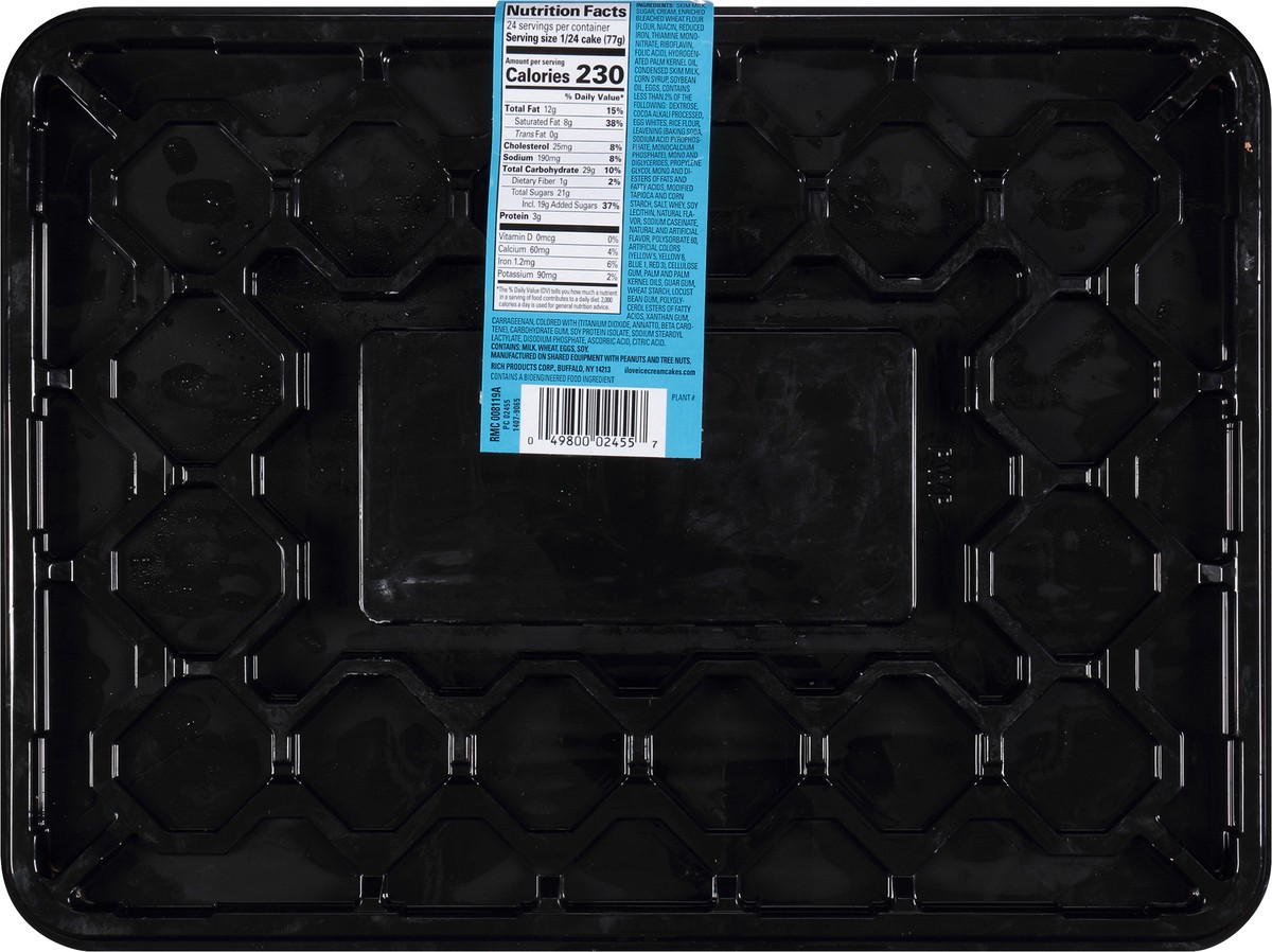 slide 5 of 7, Jon Donaire Triple Layer Chocolate Cake + Vanilla Ice Cream Premium Ice Cream Cake 4.13 lb. Clamshell, 4.13 lb