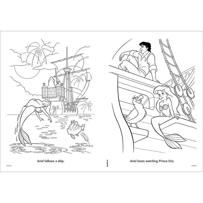 slide 4 of 5, Disney Little Mermaid: Dreaming of Adventure - by Editors of Dreamtivity (Paperback), 1 ct
