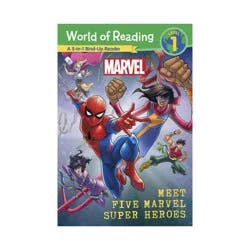Disney World of Reading: Five Super Hero Adventures - by Marvel Press Book Group (Paperback)