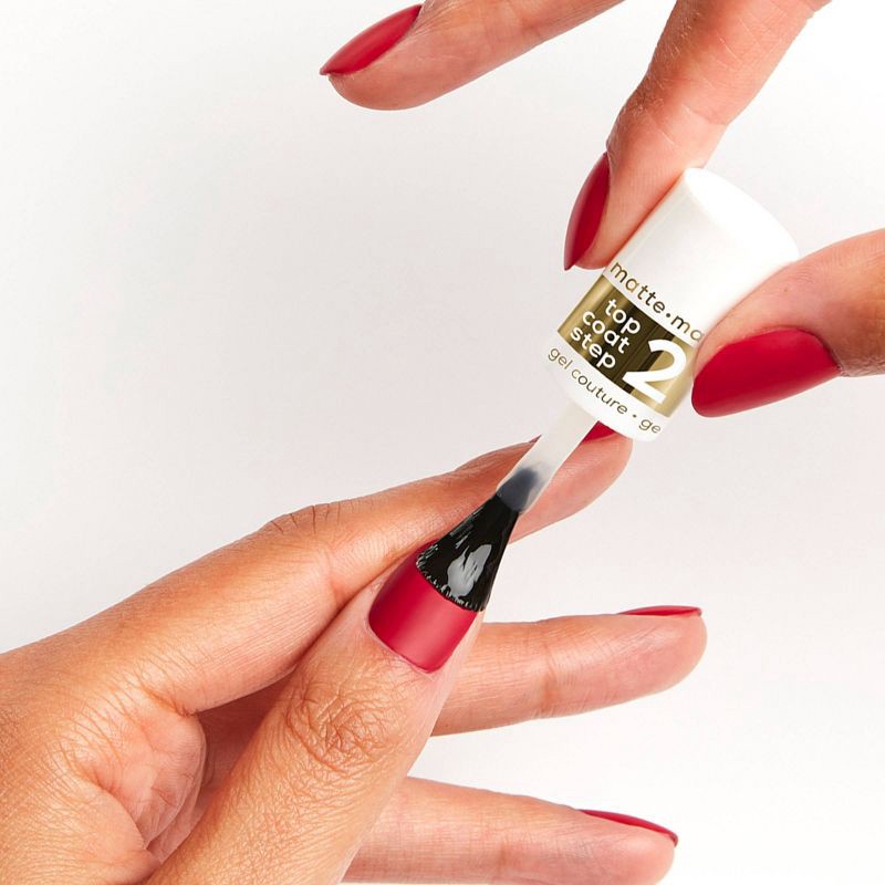 slide 2 of 7, essie Gel Couture Long-Lasting Matte Nail Polish Top Coat - 0.46 fl oz, 0.46 fl oz