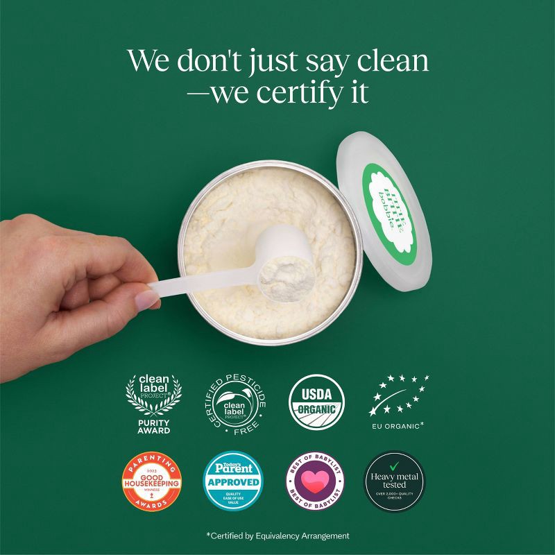 slide 6 of 8, Bobbie Organic Original Infant Formula - 14oz, 14 oz