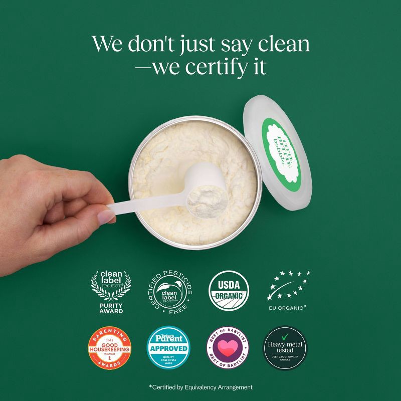 slide 7 of 10, Bobbie Organic Original Infant Formula Powder - 24oz, 24 oz