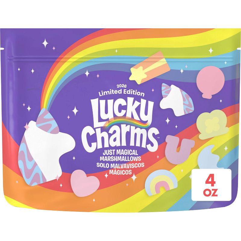 slide 1 of 5, Lucky Charms Marshmallow Pouch - 4oz, 4 oz