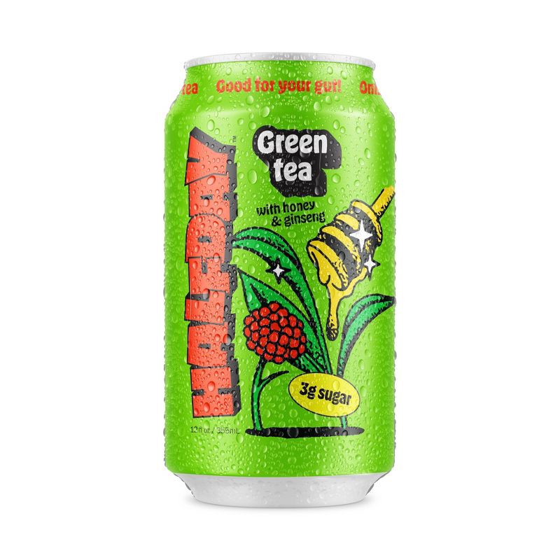 slide 5 of 10, Halfday Iced Tea Halfday Green Tea with Honey and Ginseng Iced Tea - 12 fl oz Can, 12 fl oz