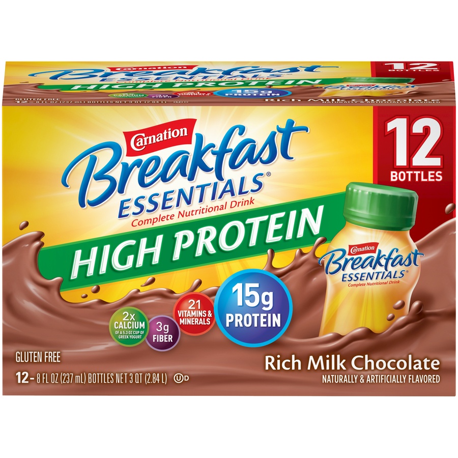 Carnation Breakfast Essentials High Protein Ready To Drink, Rich Milk