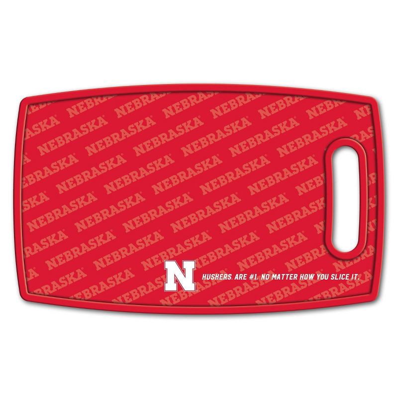 slide 3 of 3, NCAA Nebraska Cornhuskers Logo Series Cutting Board, 1 ct