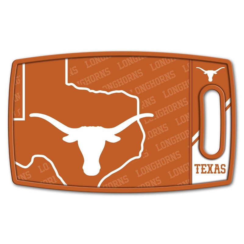 slide 1 of 1, NCAA Texas Longhorns Logo Series Cutting Board, 1 ct