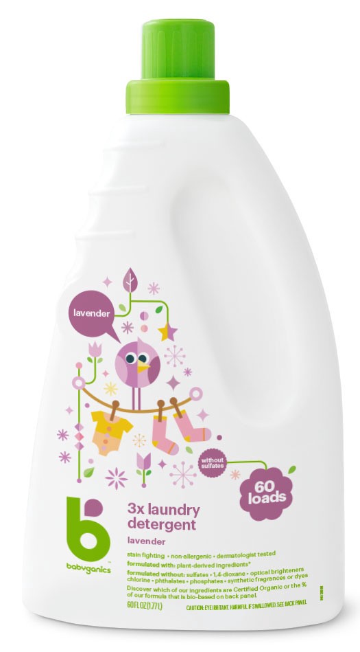 slide 7 of 10, Babyganics Laundry Detergent, Lavender, 60oz, 60 oz