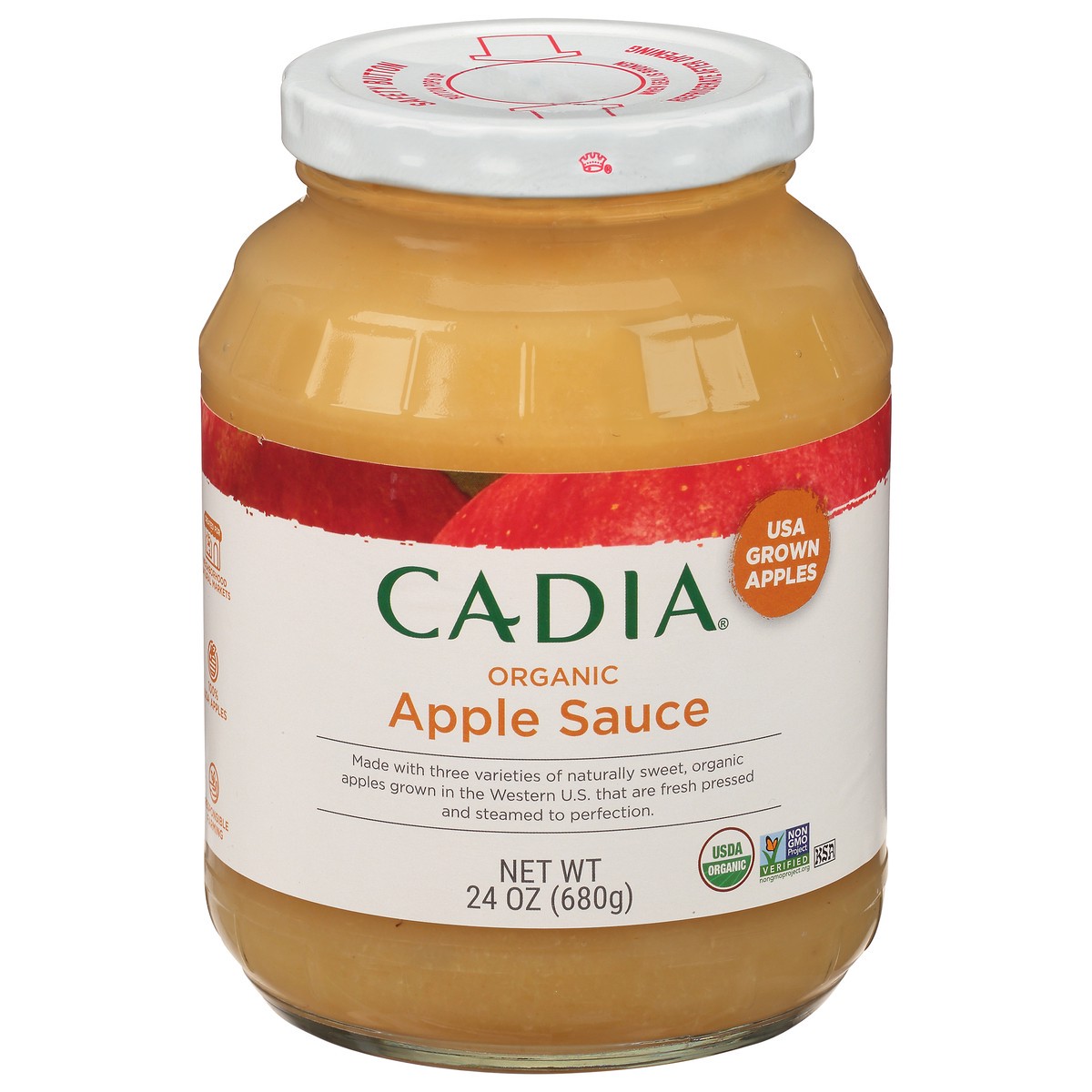 slide 10 of 14, Cadia Organic Apple Sauce 24 oz, 24 oz