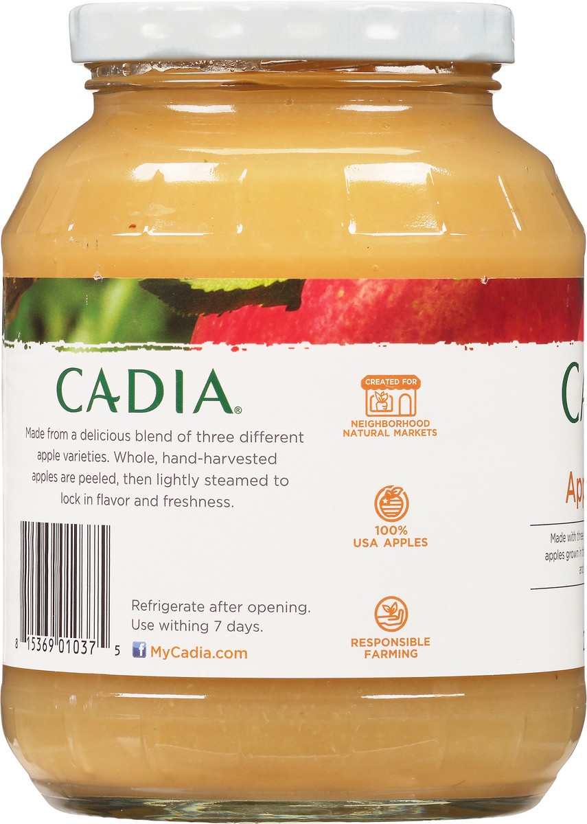 slide 8 of 14, Cadia Organic Apple Sauce 24 oz, 24 oz