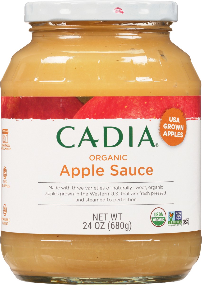 slide 14 of 14, Cadia Organic Apple Sauce 24 oz, 24 oz