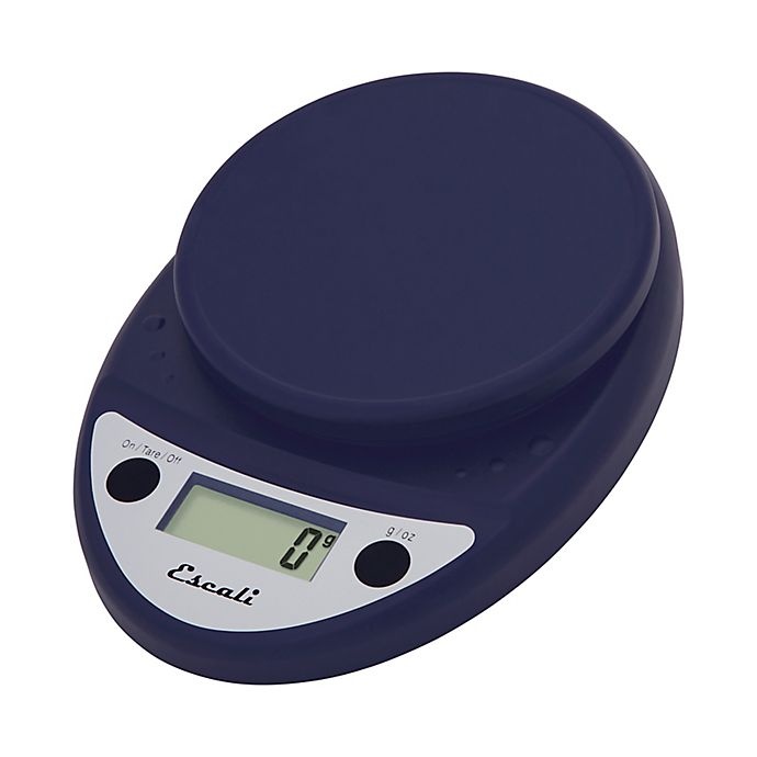 slide 1 of 5, Escali Primo Digital Kitchen Scale - Royal Blue, 1 ct