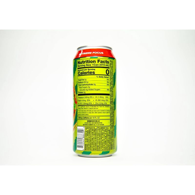 slide 2 of 8, G Fuel Watermelon Limeaid Energy Drink - 16 fl oz Can, 16 fl oz