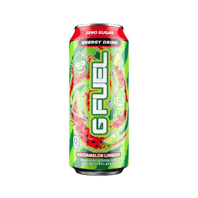 slide 1 of 8, G Fuel Watermelon Limeaid Energy Drink - 16 fl oz Can, 16 fl oz