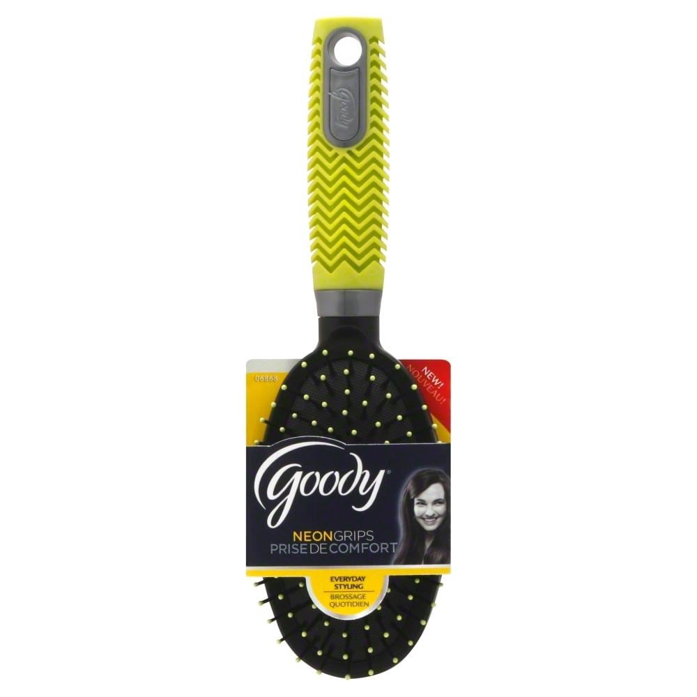 slide 1 of 1, Goody Neon Grips Brush, Everyday Styling, 1 ct