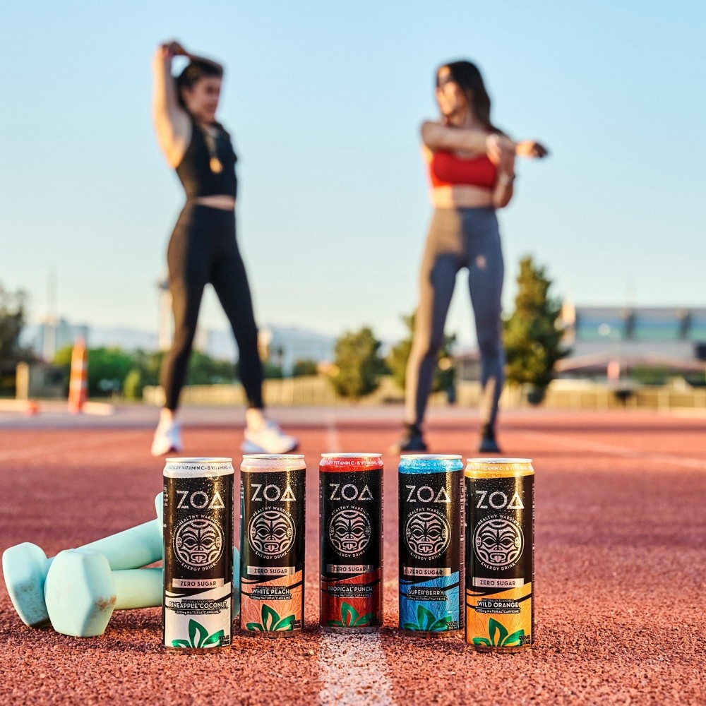 slide 6 of 7, ZOA Wild Orange Zero Sugar Energy Drink - 12 fl oz Can, 12 fl oz