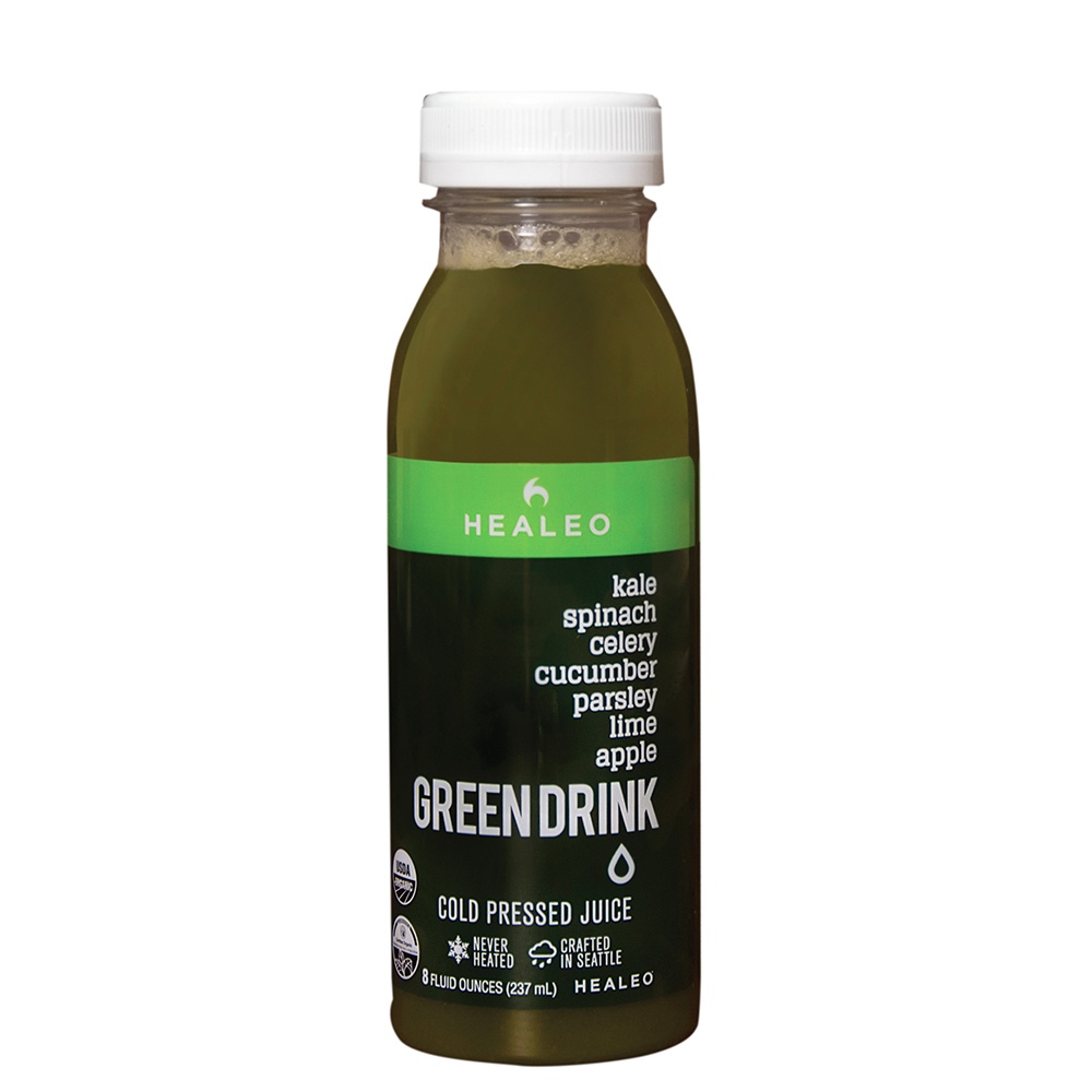 slide 1 of 1, Healeo Organic Green Drink Juice, 8 fl oz
