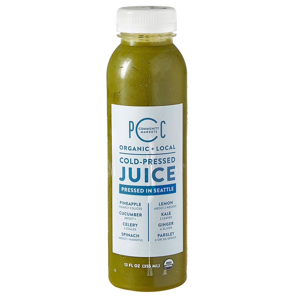 slide 1 of 1, PCC Organic Cucumber Kale Juice, 12 fl oz