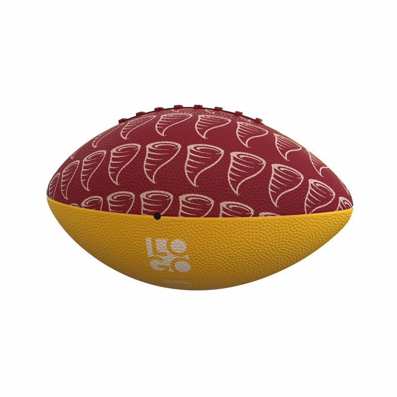 slide 3 of 3, NCAA Iowa State Cyclones Mini-Size Rubber Football: All Ages, NCAA Licensed, 1 ct