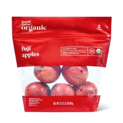 Fresh Organic Fuji Apples - 2lb Bag - Good & Gather™