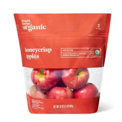Fresh Organic Honeycrisp Apples - 2lbs Bag - Good &amp; Gather™